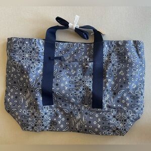 Blue Paisley Tote Bag by PINK